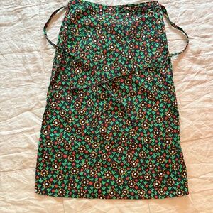 Ann Mashburn stretch cotton wrap skirt